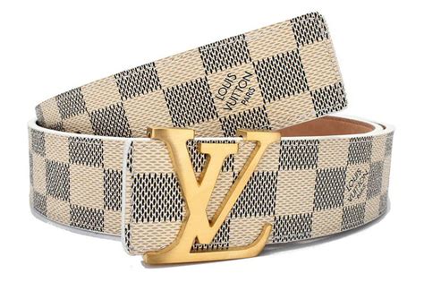 damier black louis vuitton belt|Louis Vuitton white checkered belt.